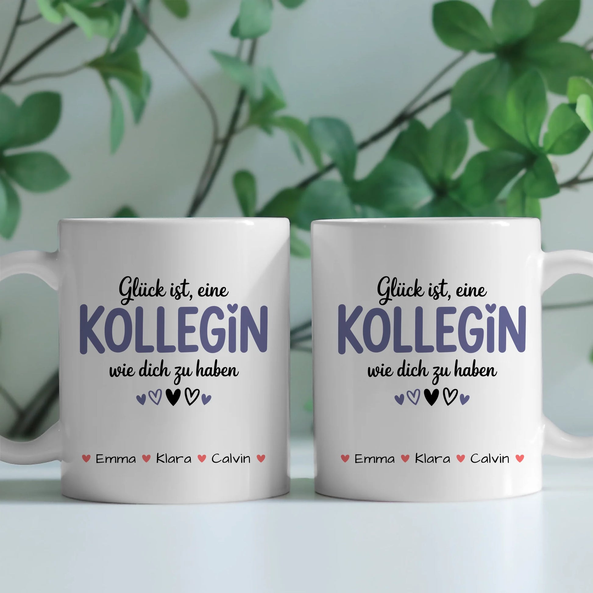 Personalisierte Tassen Für Mitarbeiter Kollegin Geschenkidee mit Namen für Büro und Team 2