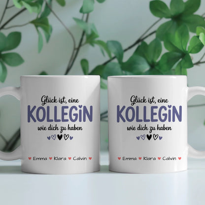Personalisierte Tassen Für Mitarbeiter Kollegin Geschenkidee mit Namen für Büro und Team 2