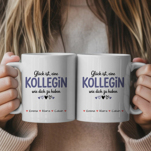 Personalisierte Tassen Für Mitarbeiter Kollegin Geschenkidee mit Namen für Büro und Team 1