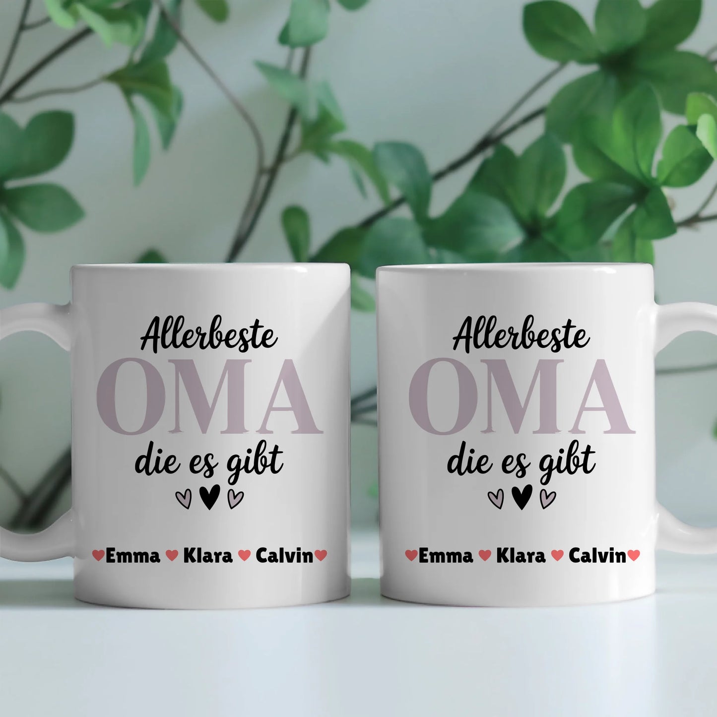 Tasse Oma personalisiert Geschenkidee für Oma mit Namen und Wunschtext 2