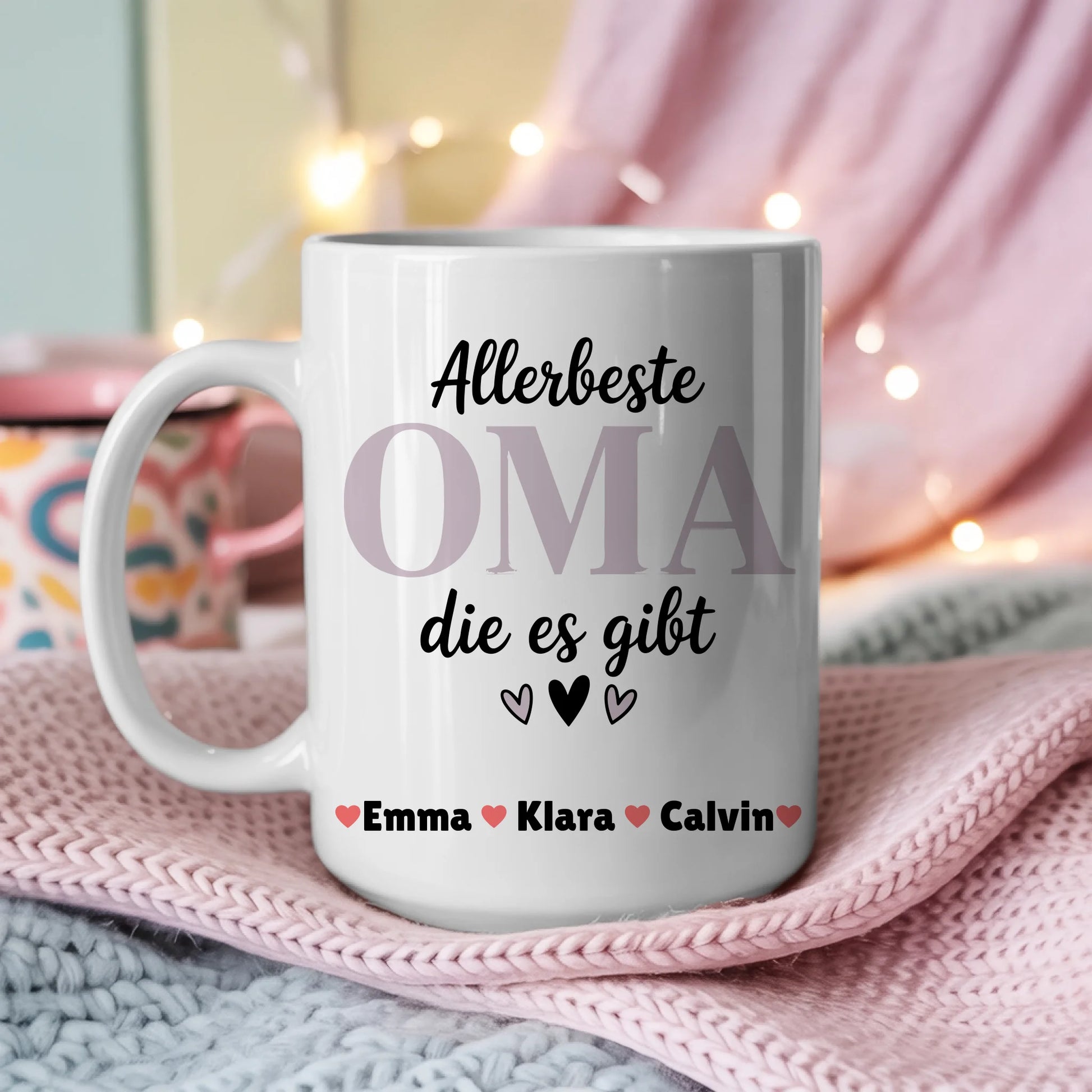 Tasse Oma personalisiert Geschenkidee für Oma mit Namen und Wunschtext 3