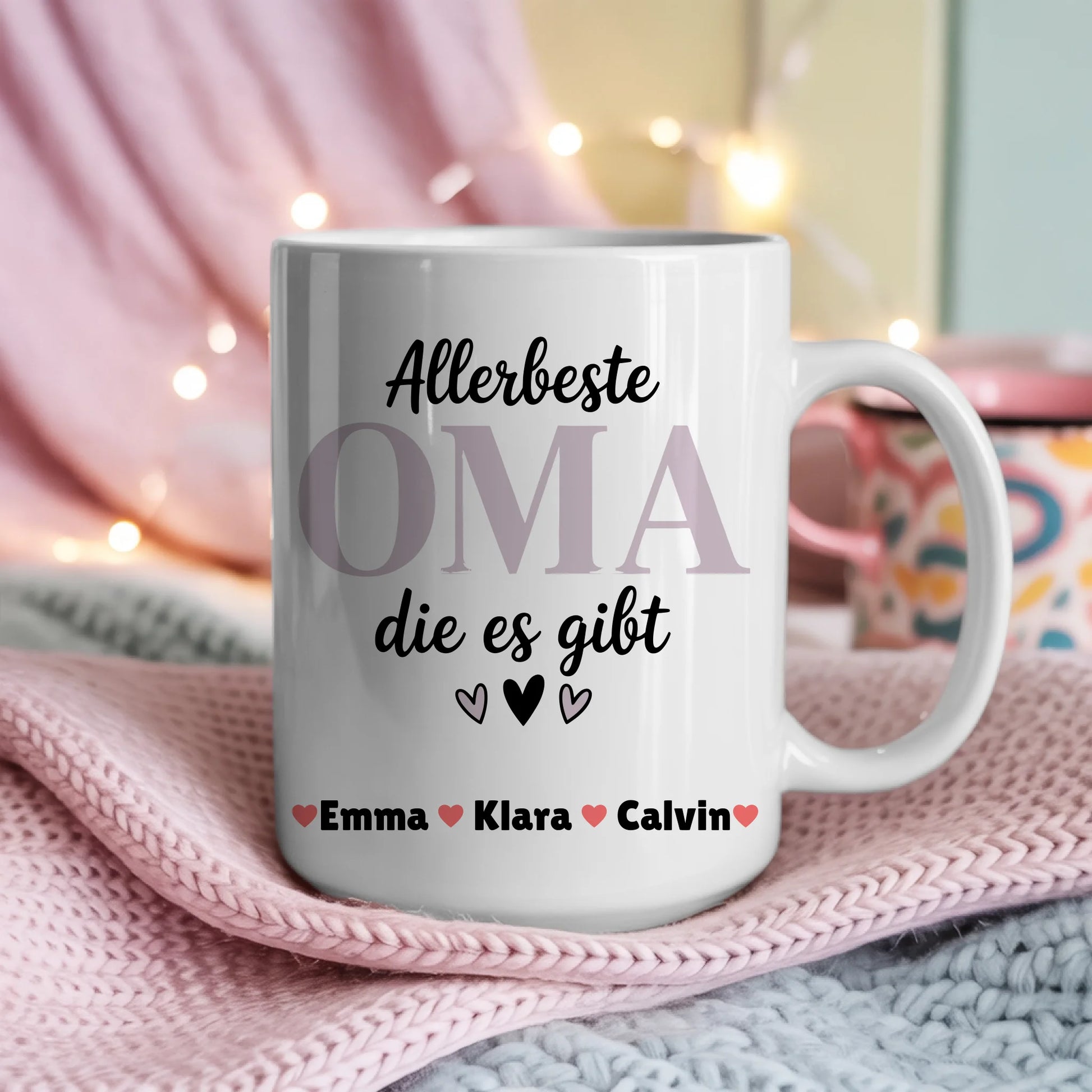 Tasse Oma personalisiert Geschenkidee für Oma mit Namen und Wunschtext 4
