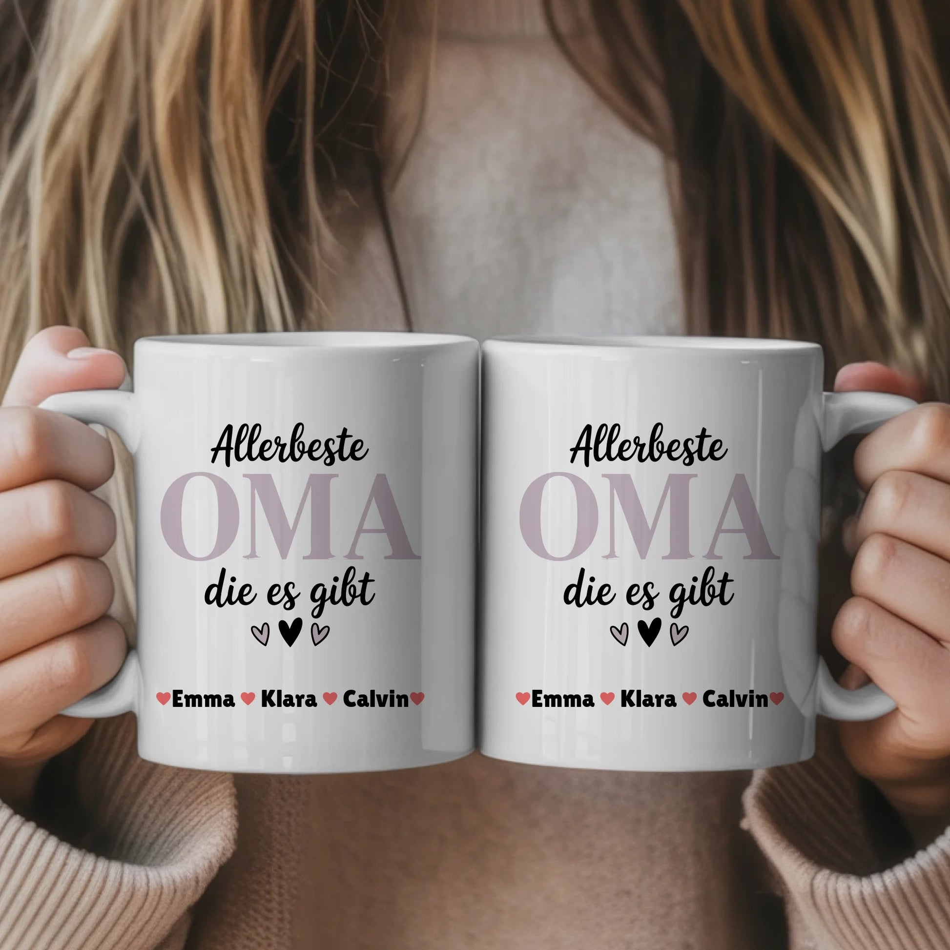 Tasse Oma personalisiert Geschenkidee für Oma mit Namen und Wunschtext 1