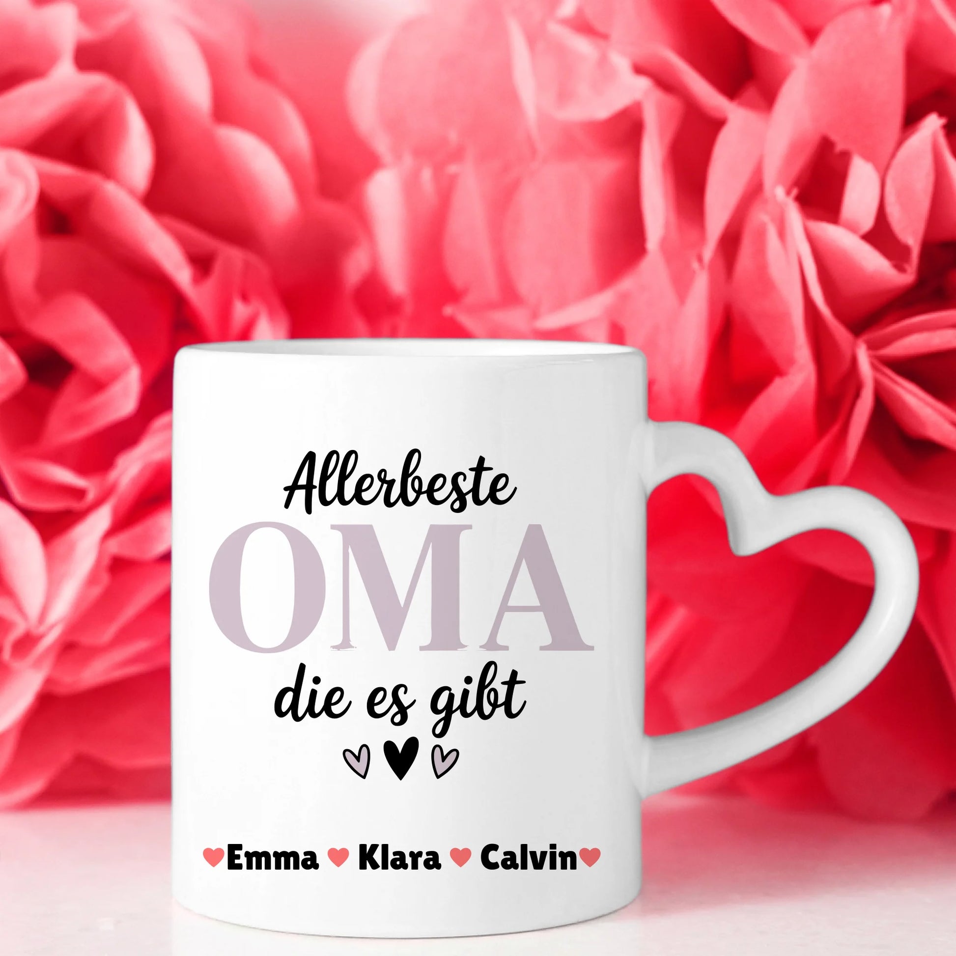 Tasse Oma personalisiert Geschenkidee für Oma mit Namen und Wunschtext 8