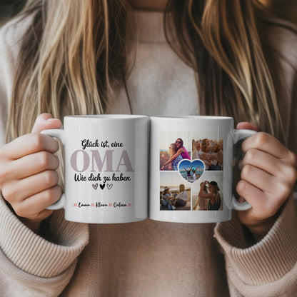 Personalisierte Tasse Oma mit Fotocollage Geschenkidee für Großmutter 5