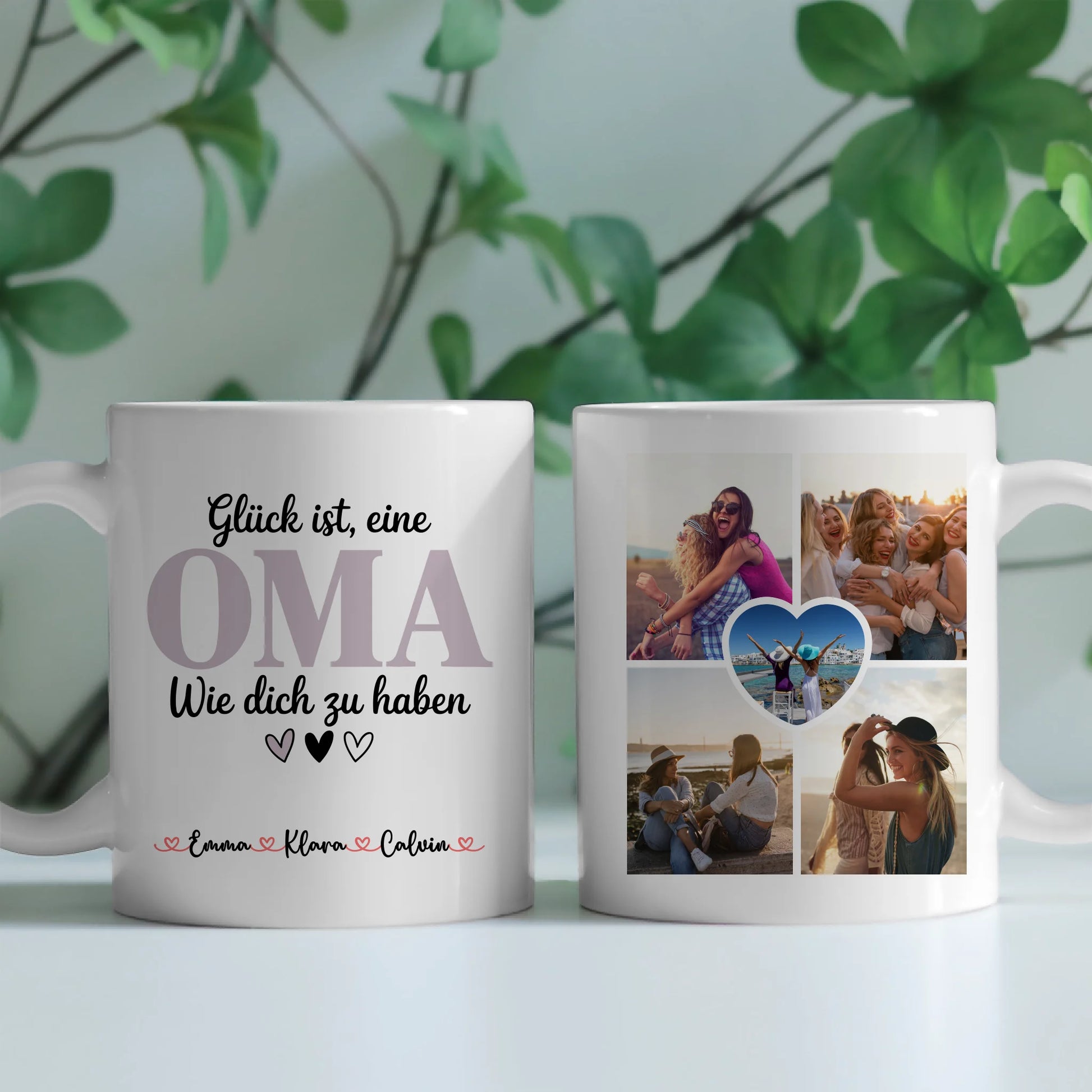 Personalisierte Tasse Oma mit Fotocollage Geschenkidee für Großmutter 2