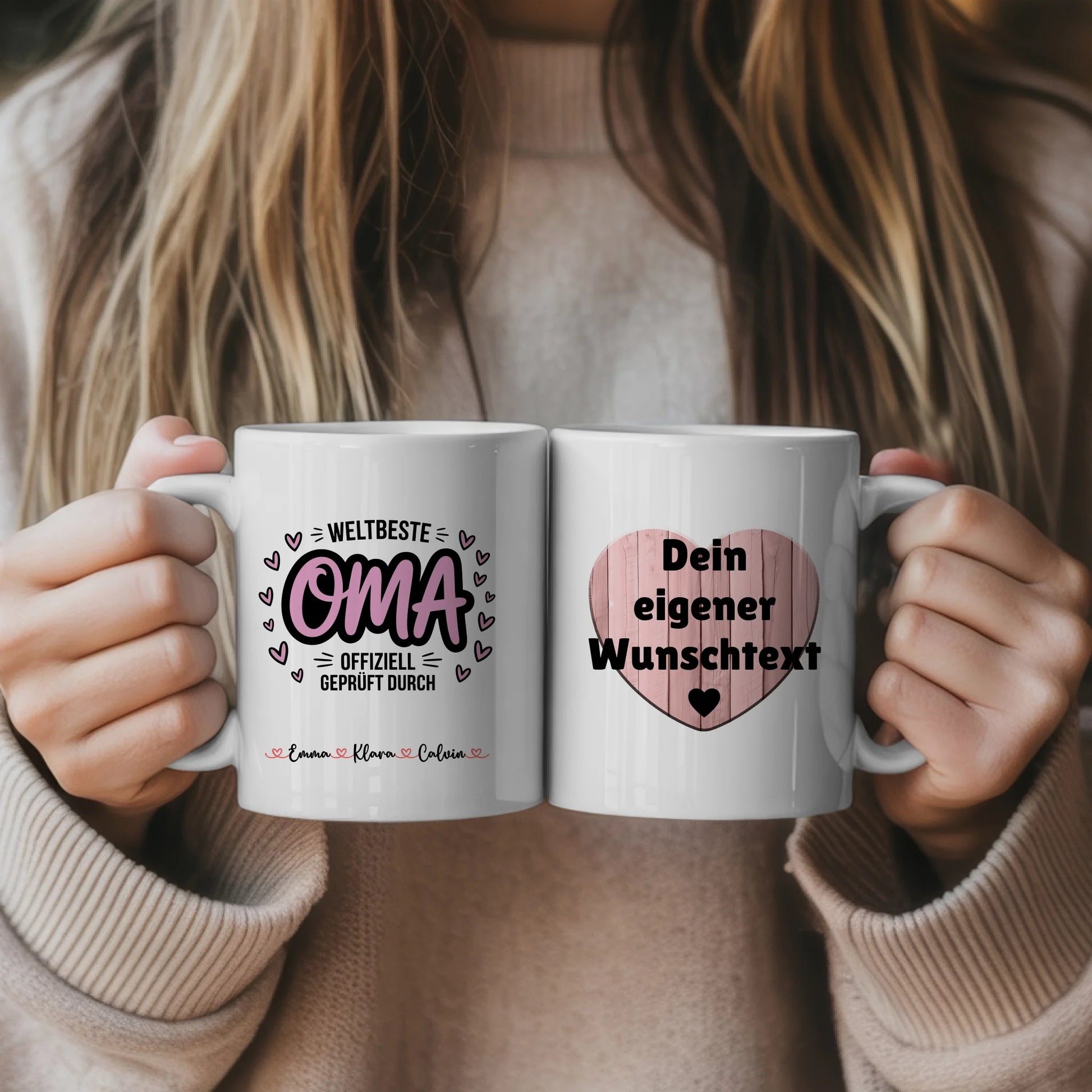 Oma Tasse Personalisiert Geschenk für Oma mit Wunschtext Individuell bedruckte Tasse 5