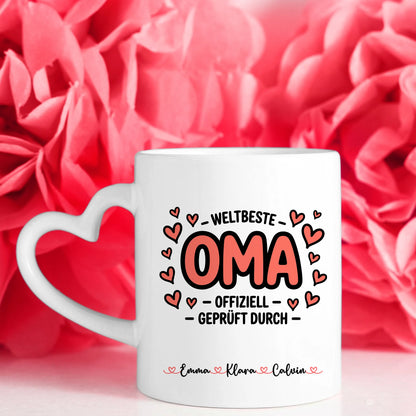 Personalisierte Tasse Oma Geschenk für Oma mit Namen Fototasse individuell bedruckt 7