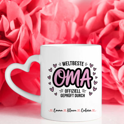 Oma Tasse Personalisiert Geschenk für Oma mit Wunschtext Individuell bedruckte Tasse 7