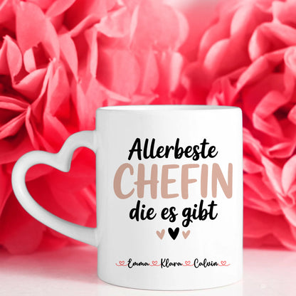 Tasse Mit Namen Und Spruch Chefin Personalisiertes Geschenk für Büro und Alltag 7