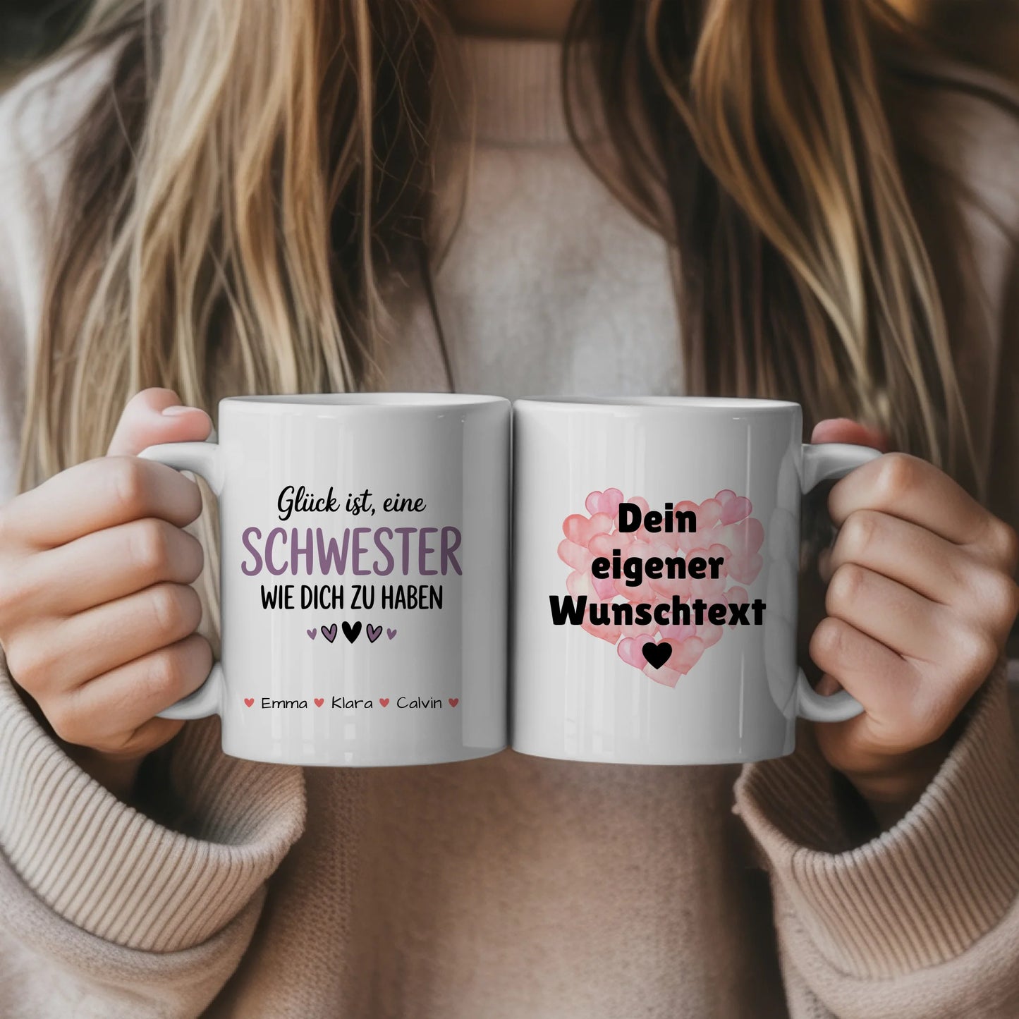 Tasse Beste Schwester Der Welt personalisiert Schwester mit Wunschtext 5
