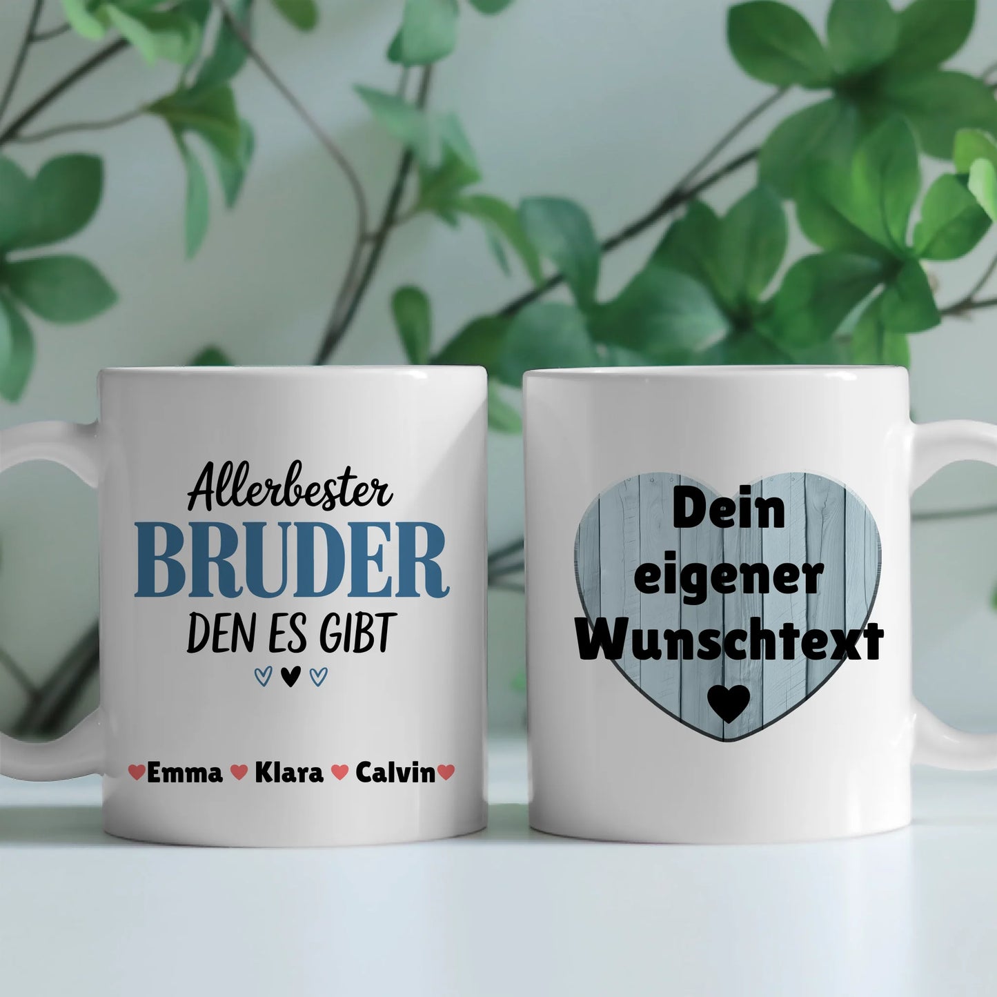 Ausgefallene Tassen Mit Namen Bruder mit Wunschtext personalisierte Geschenkidee für Männer 2