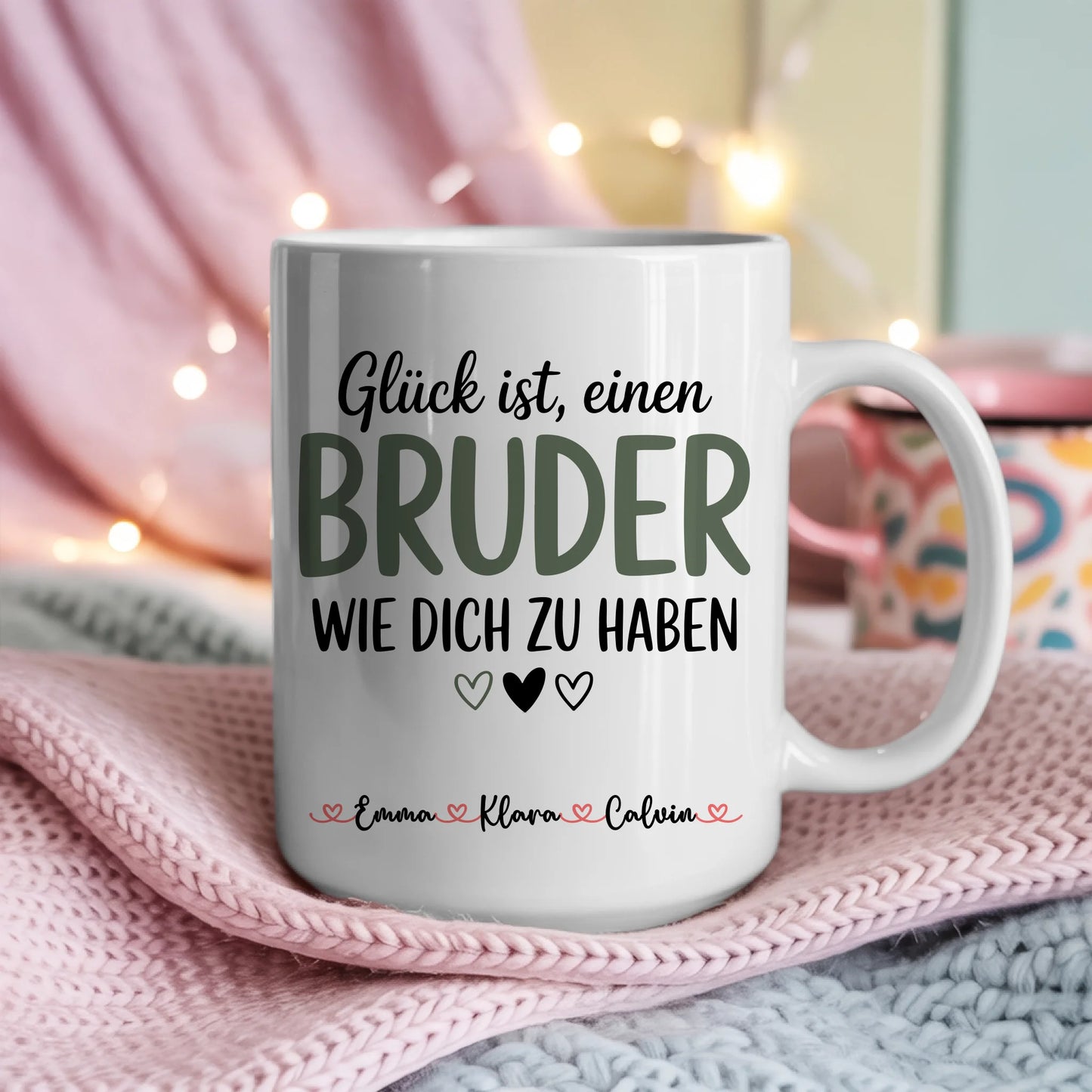 Tasse Mit Namen Und Spruch Bruder Personalisiertes Geschenk für Bruder Geburtstag oder Weihnachten 4