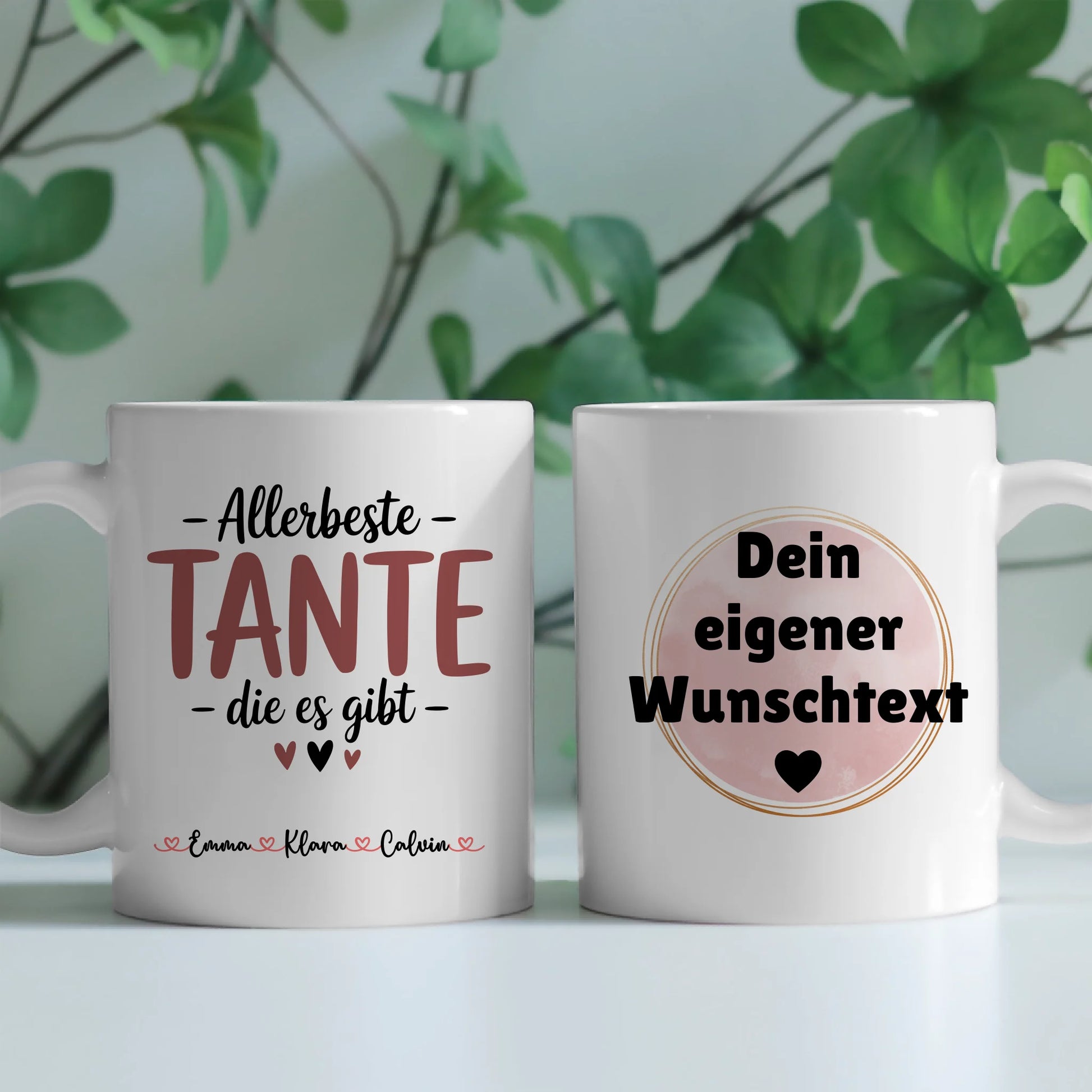 Tasse Mit Namen Und Spruch für Tante personalisiert mit Wunschtext 2