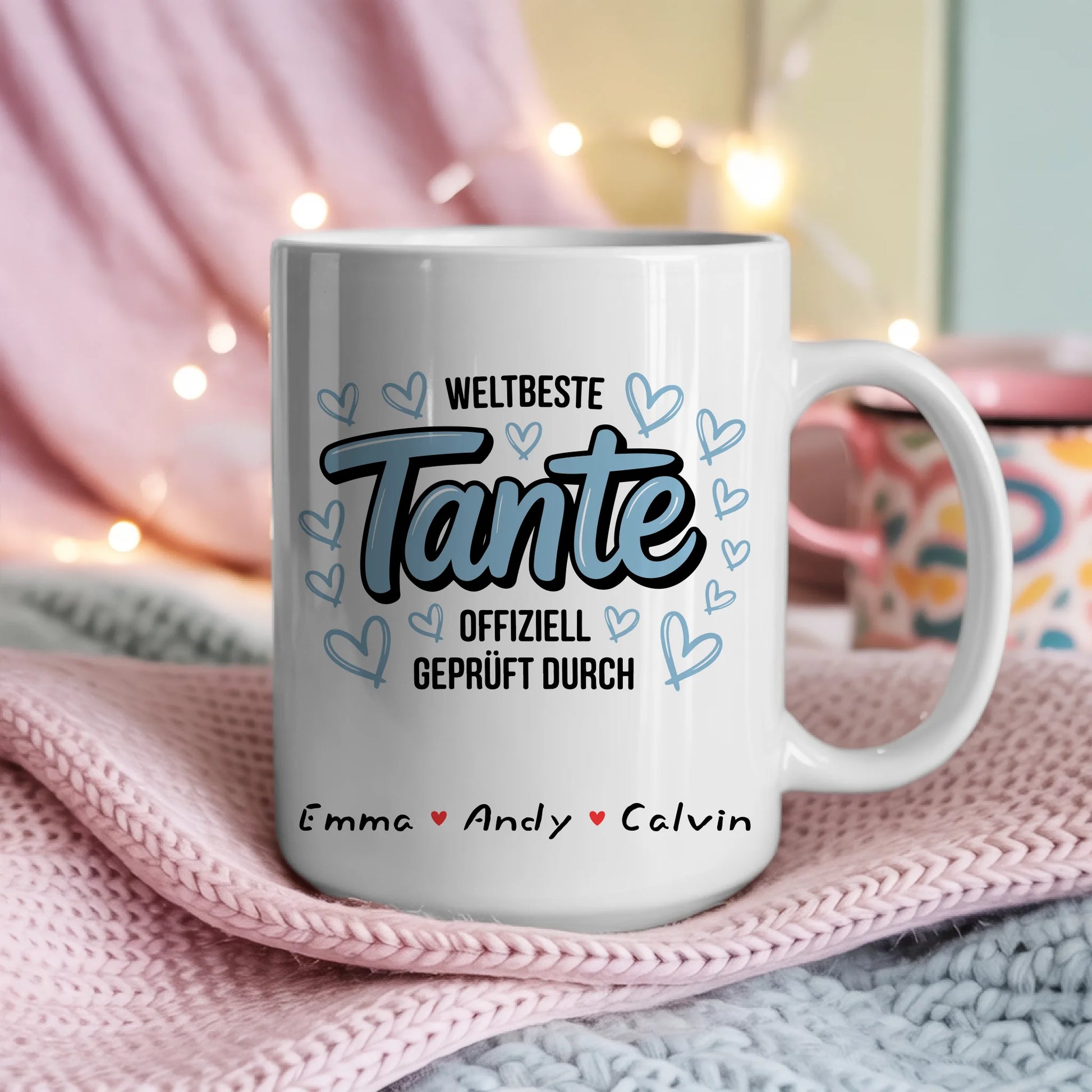 Tasse Mit Name für Tante Personalisiertes Geschenk Individuell Bedruckte Kaffeetasse 4