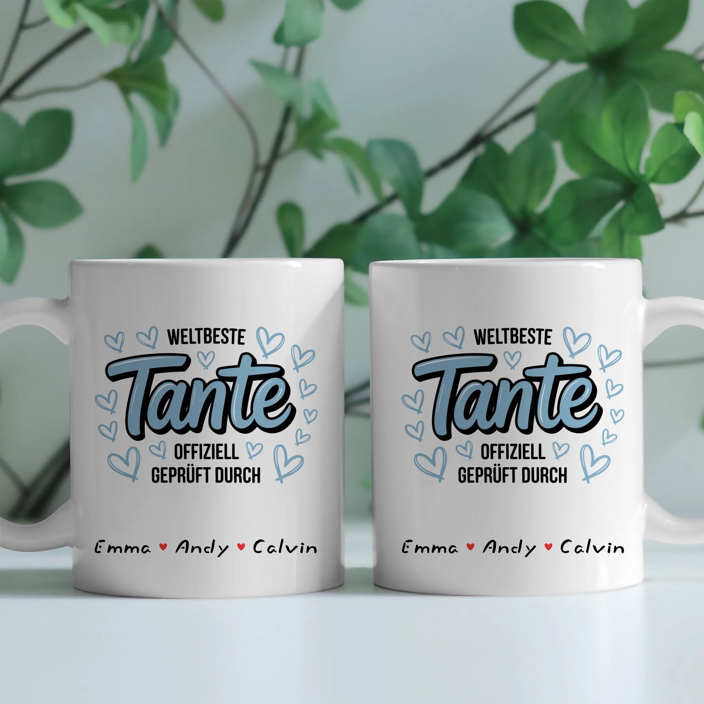 Tasse Mit Name für Tante Personalisiertes Geschenk Individuell Bedruckte Kaffeetasse 2