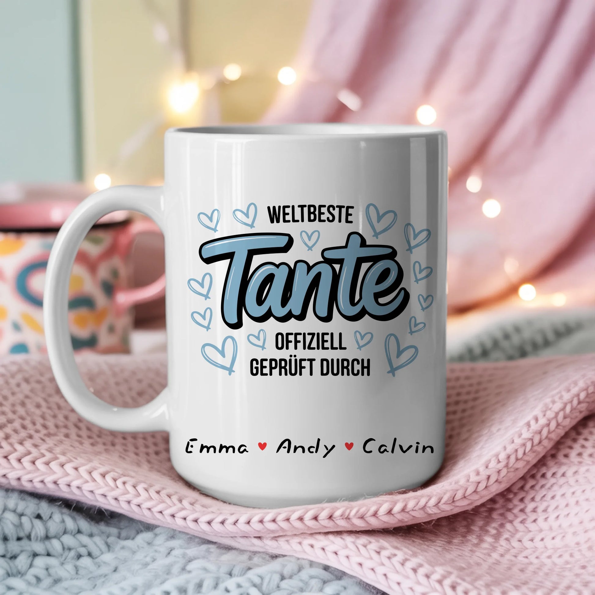 Tasse Mit Name für Tante Personalisiertes Geschenk Individuell Bedruckte Kaffeetasse 3