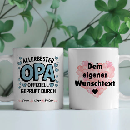 Tasse Opa personalisiert Geschenk für Opa mit Wunschtext personalisierbar 2