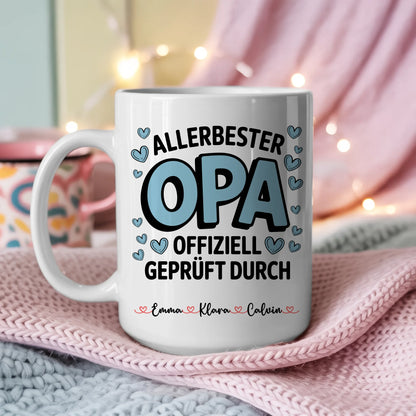Tasse Opa personalisiert Geschenk für Opa mit Wunschtext personalisierbar 3
