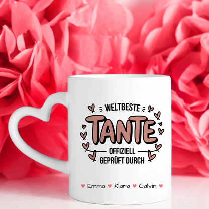 Personalisierte Tasse Mit Namen Tante Fotocollage Geschenkidee für Familie und Freunde 7