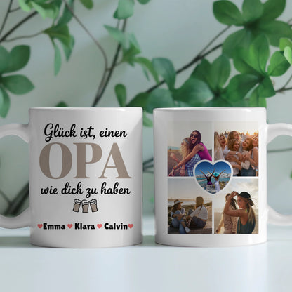 Tasse Opa Personalisiert mit Fotocollage Geschenkidee für Opa mit eigenem Foto 2