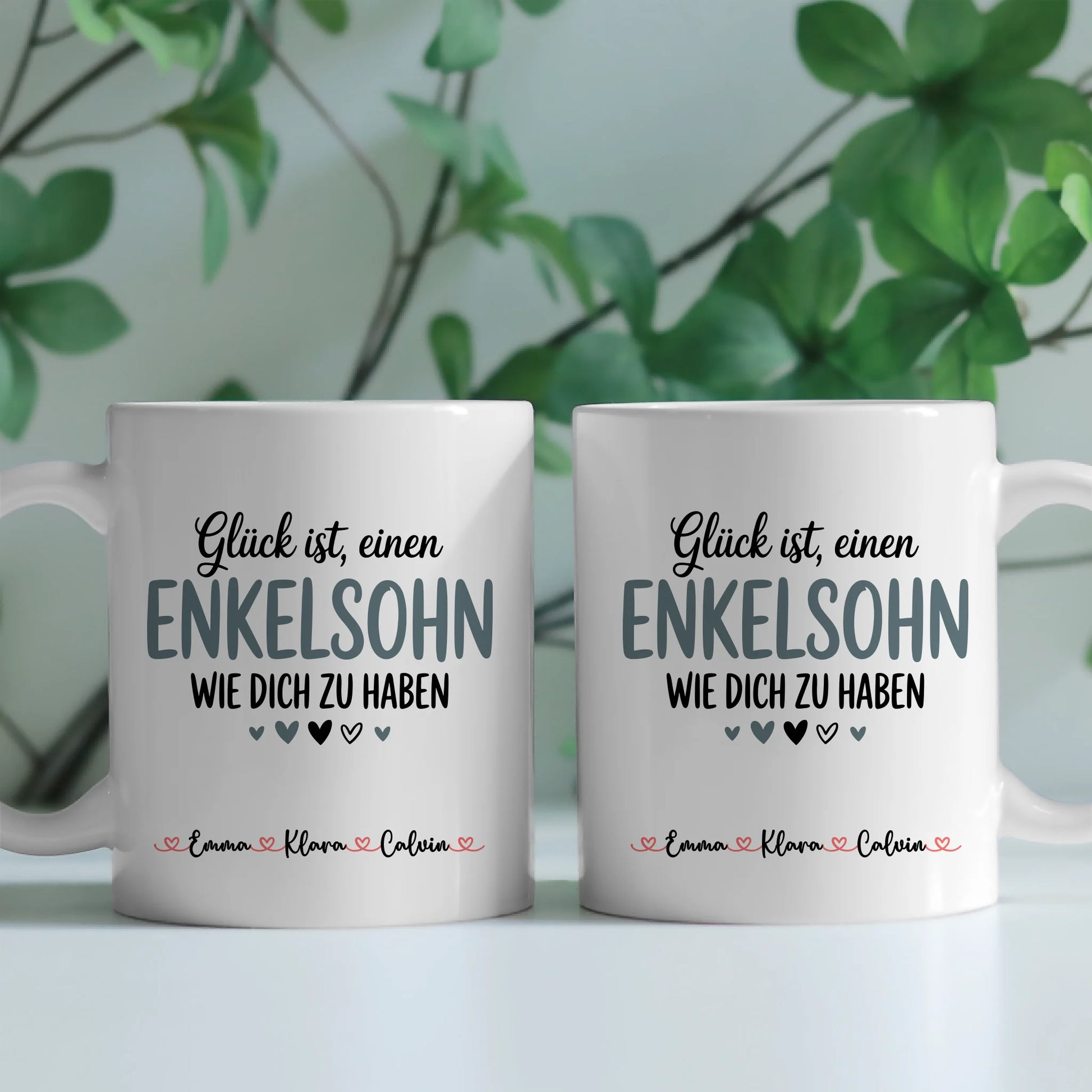 Personalisierte Tasse Mit Namen Enkelsohn Geschenkidee für Kinder Geburtstag Weihnachten 2