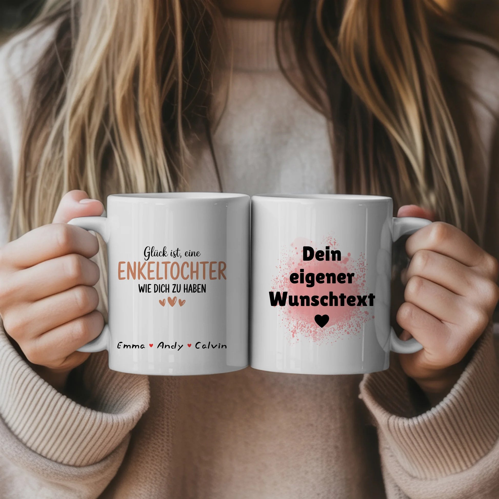 Personalisierte Tasse Mit Namen Enkeltochter mit Wunschtext Geschenkidee Familie 5
