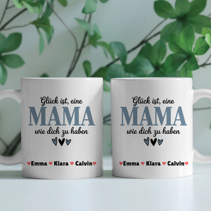 Mama Tasse personalisiert Geschenkidee für Mama mit Namen und Wunschtext 2