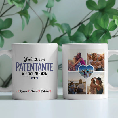 Ausgefallene Tassen Mit Namen Patentante Fotocollage personalisierte Geschenke 2