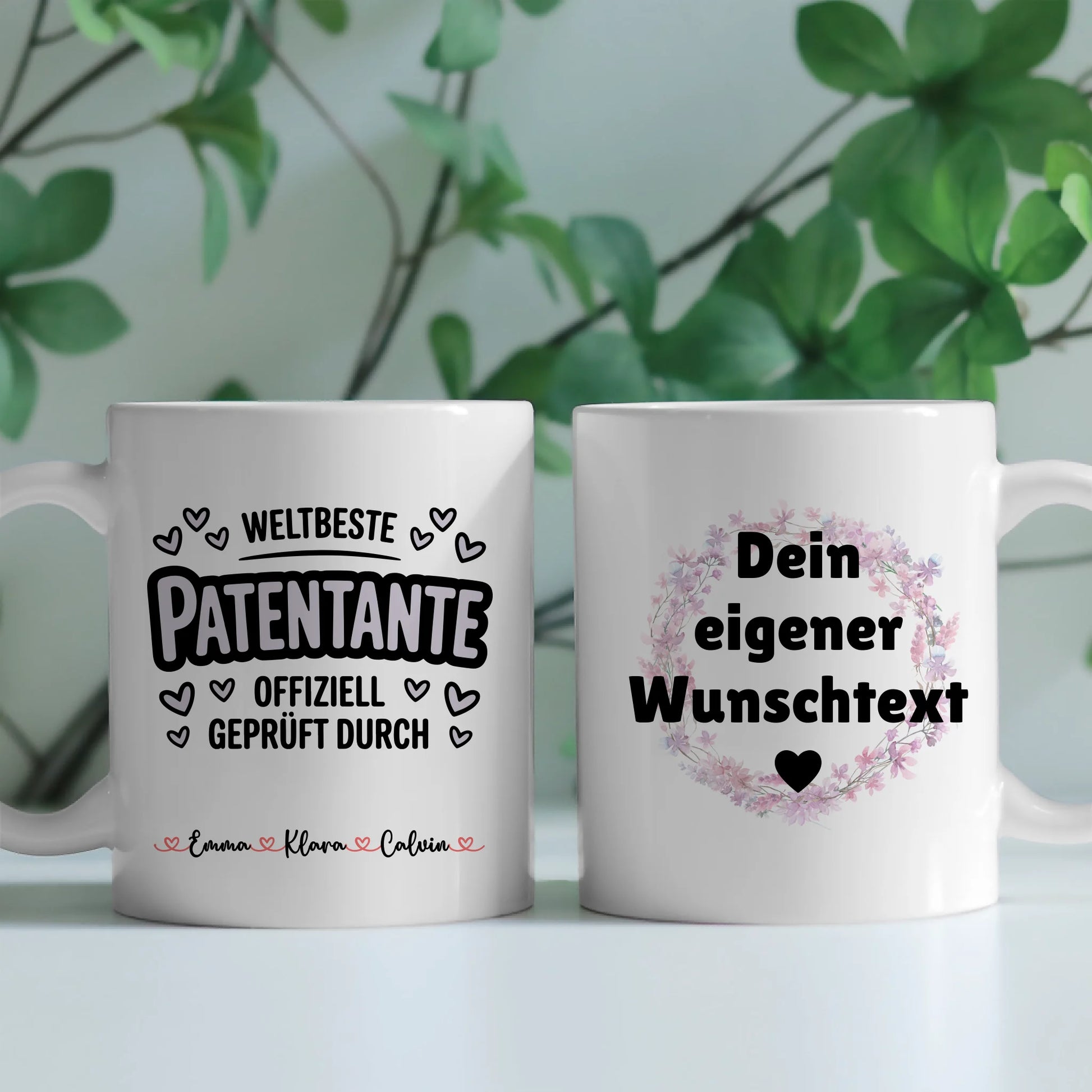 Personalisierte Tasse Mit Namen Patentante mit Wunschtext Geschenkidee 2
