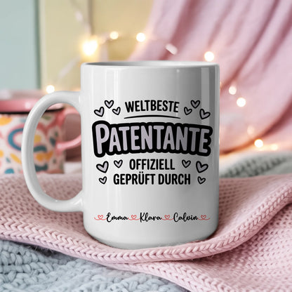 Personalisierte Tasse Mit Namen Patentante mit Wunschtext Geschenkidee 3