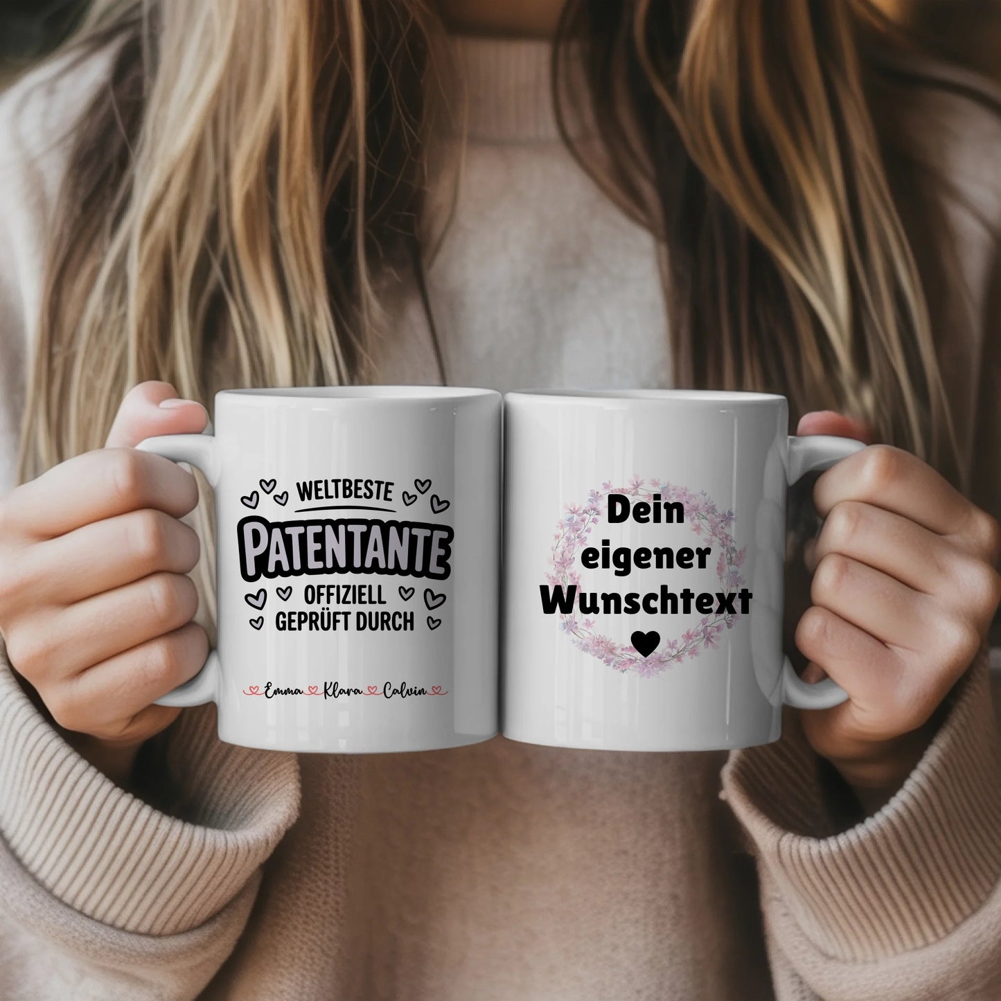 Personalisierte Tasse Mit Namen Patentante mit Wunschtext Geschenkidee 5