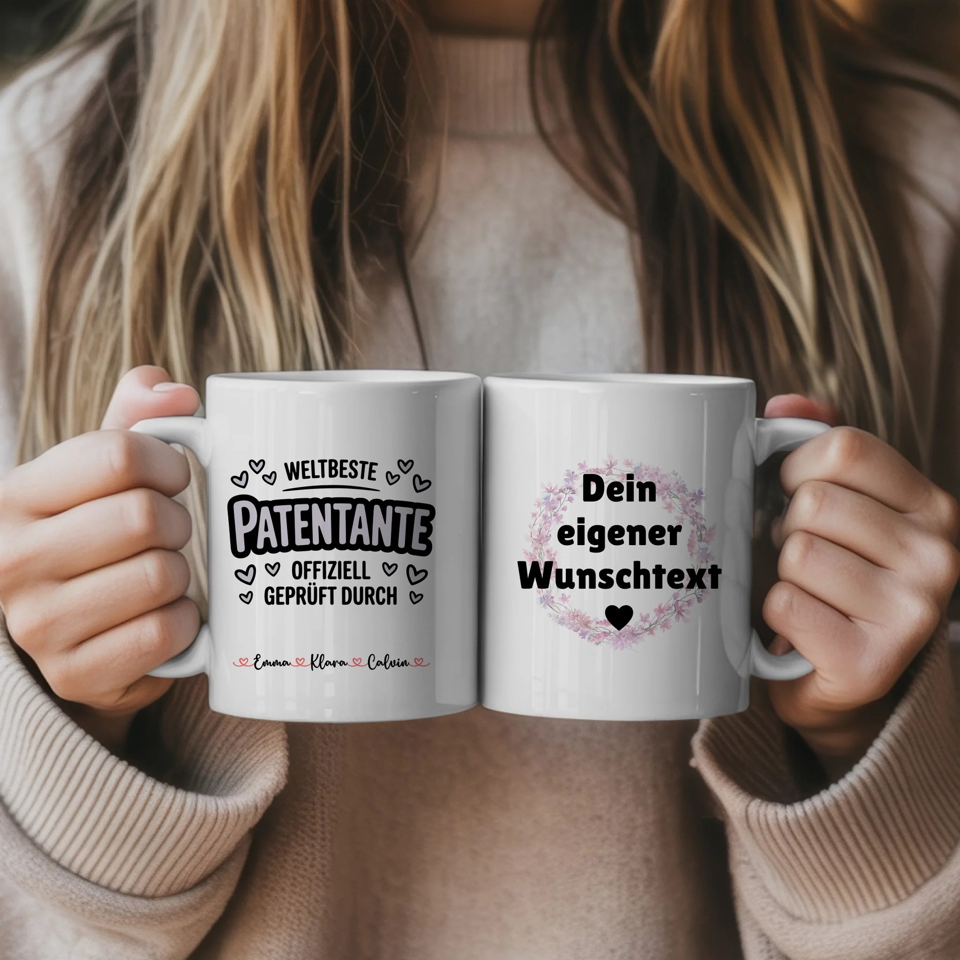 Personalisierte Tasse Mit Namen Patentante mit Wunschtext Geschenkidee 5