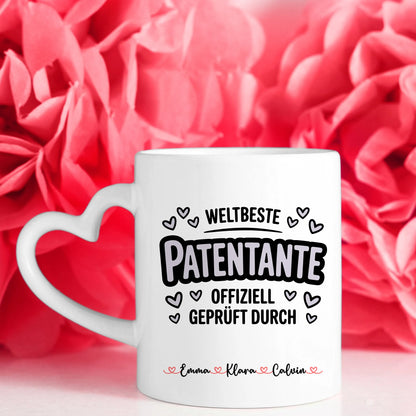Personalisierte Tasse Mit Namen Patentante mit Wunschtext Geschenkidee 7