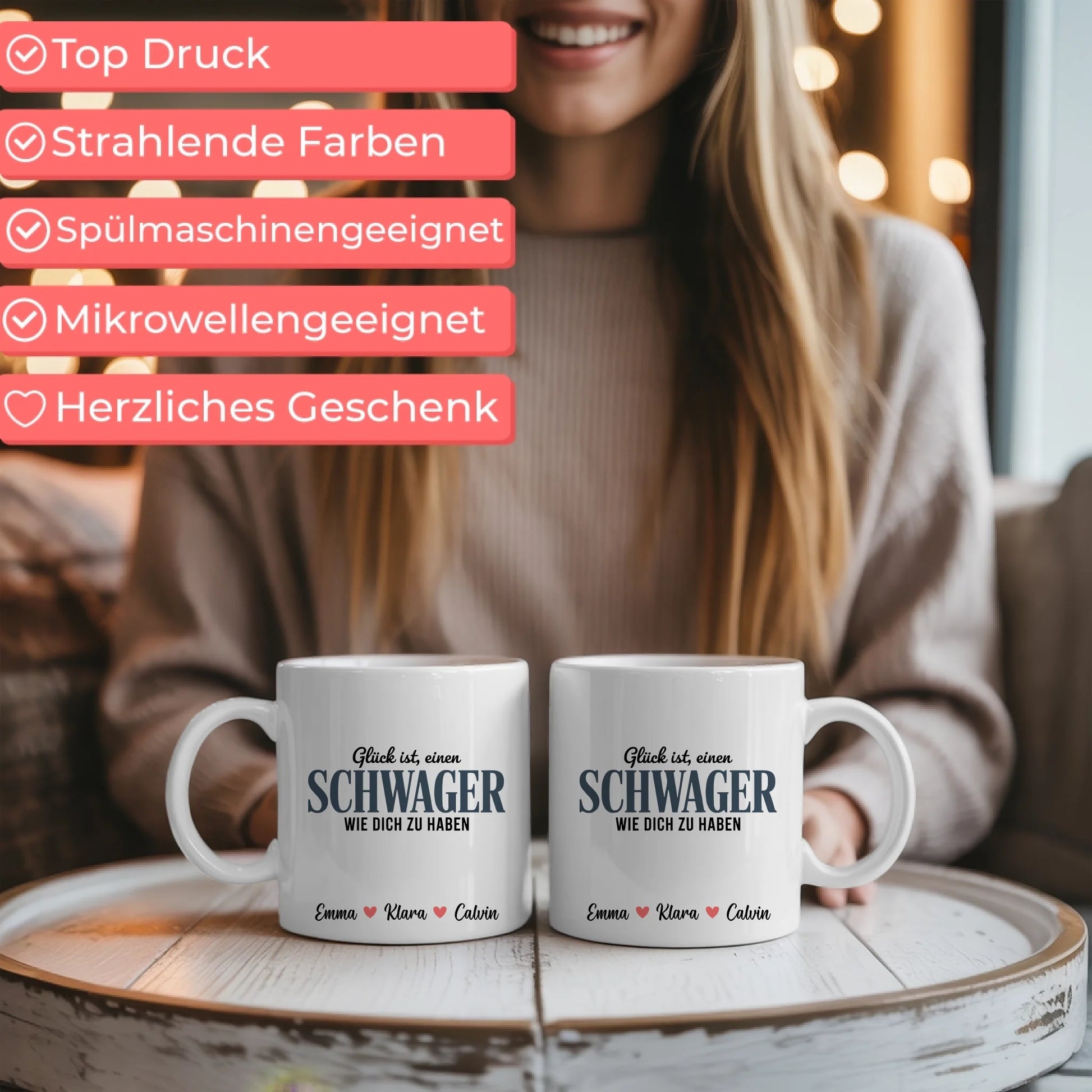 Tasse Mit Name für Schwager Personalisiertes Geschenk Kaffeetasse mit Wunschname Bedruckt 6
