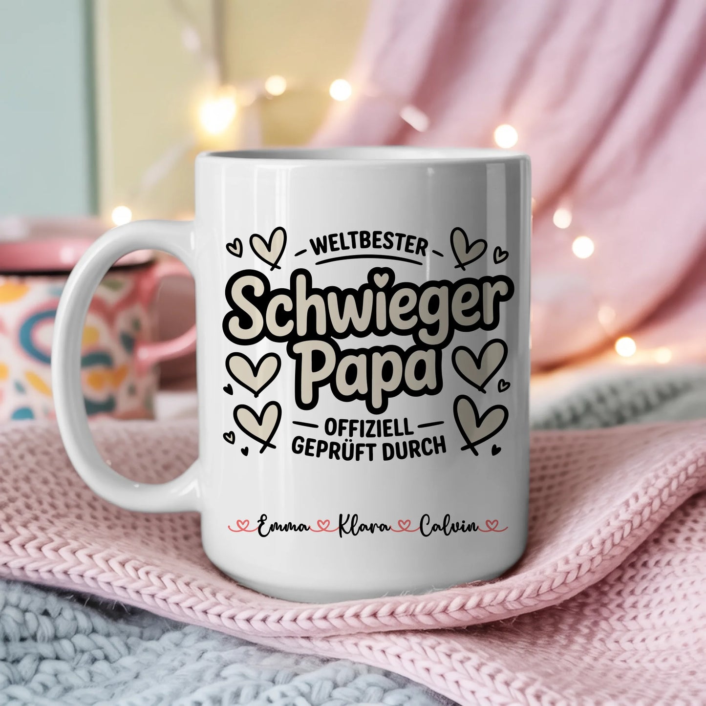 Tasse Mit Namen Und Spruch personalisiertes Geschenk für Schwiegerpapa zum Geburtstag 3