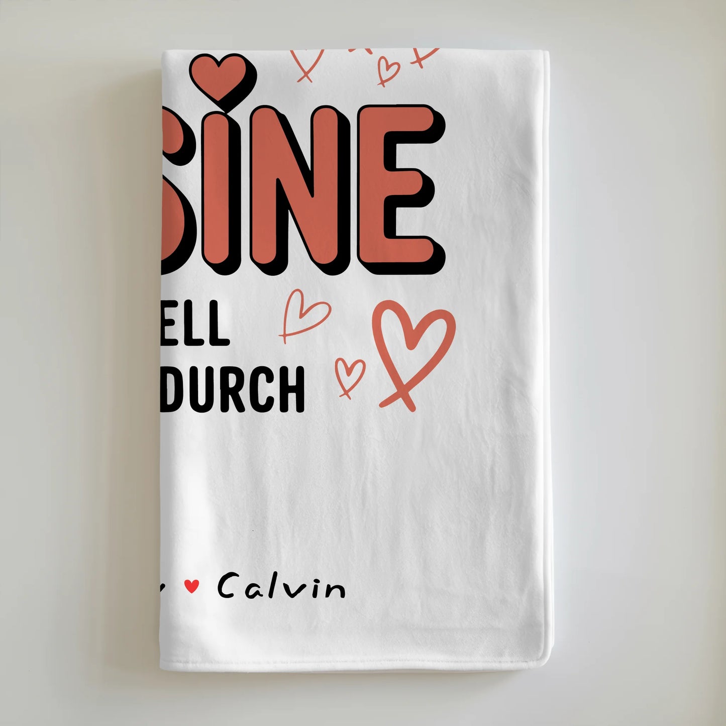 Personalisierte Decke Mit Namen für die Weltbeste Cousine Fotocollage Offiziell Geprüft Durch 6