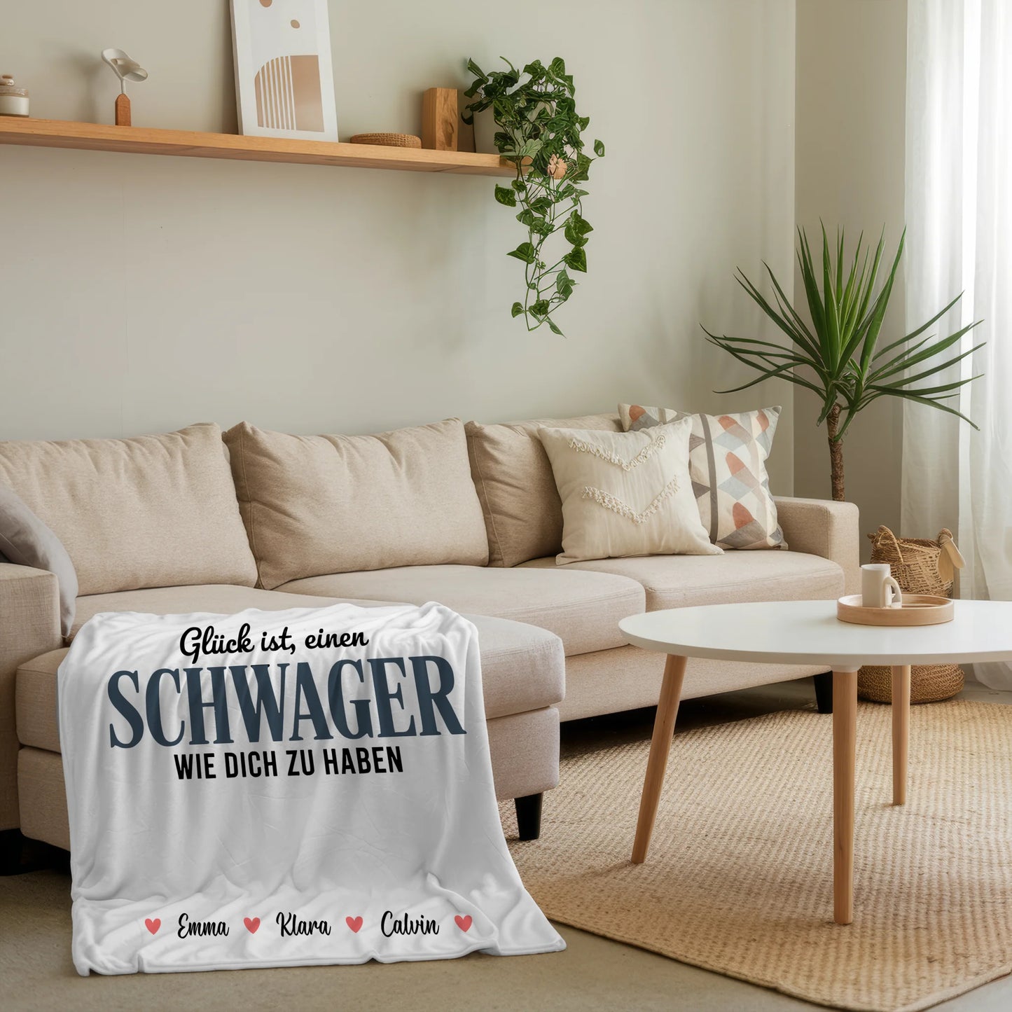 Personalisierte Kuscheldecke Mit Namen Fotocollage für Schwager Glück Ist eine Schwager Wie Dich Zu Haben 4