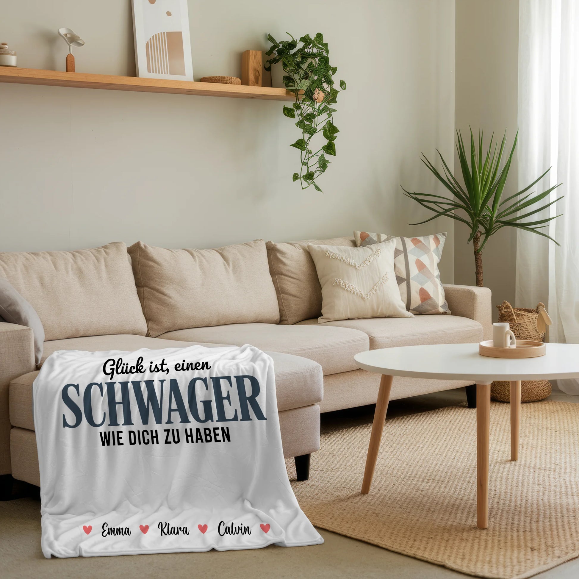 Personalisierte Kuscheldecke Mit Namen Fotocollage für Schwager Glück Ist eine Schwager Wie Dich Zu Haben 4