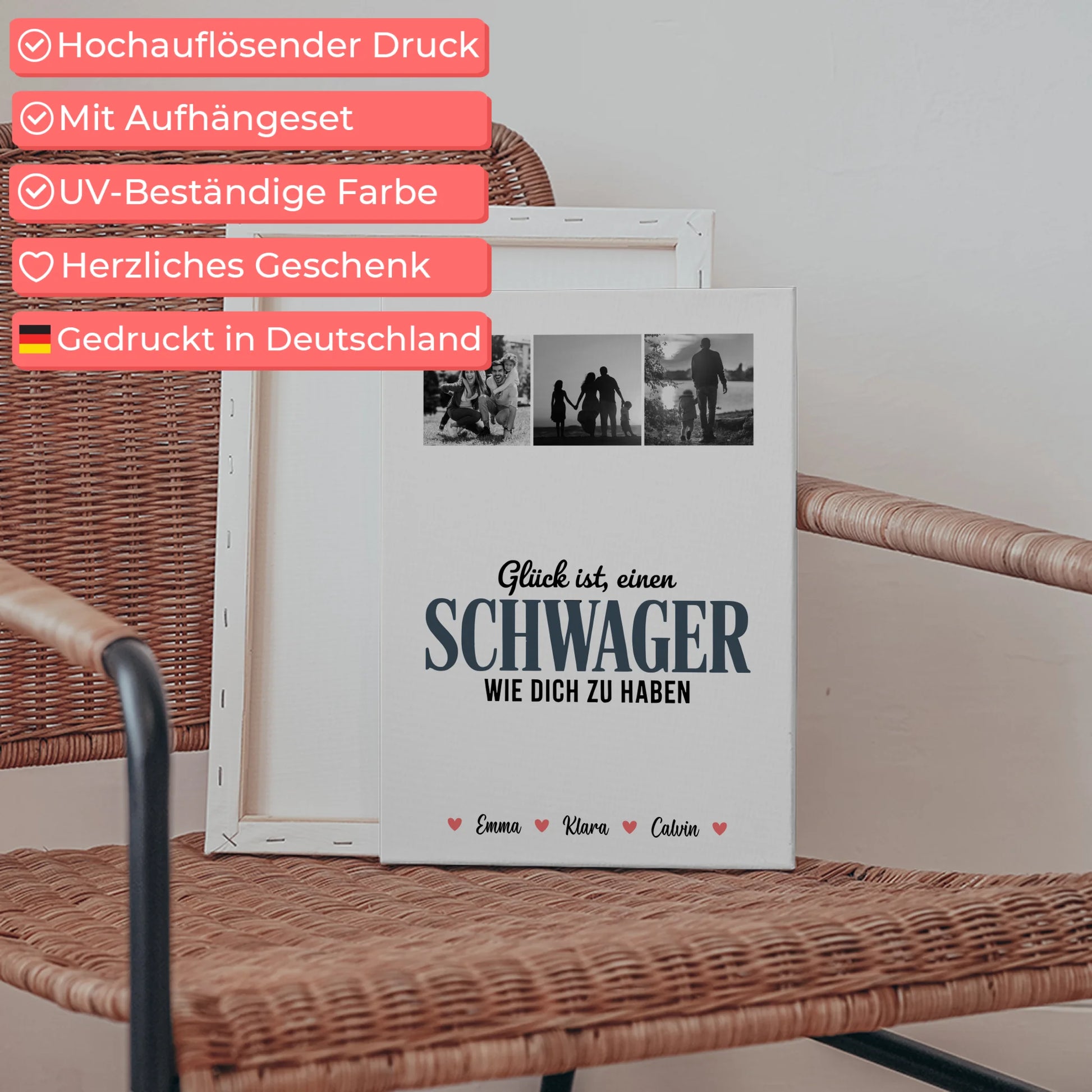 Leinwand Collagen Erstellen Fotocollage für Schwager Glück Ist eine Schwager Wie Dich Zu Haben 5