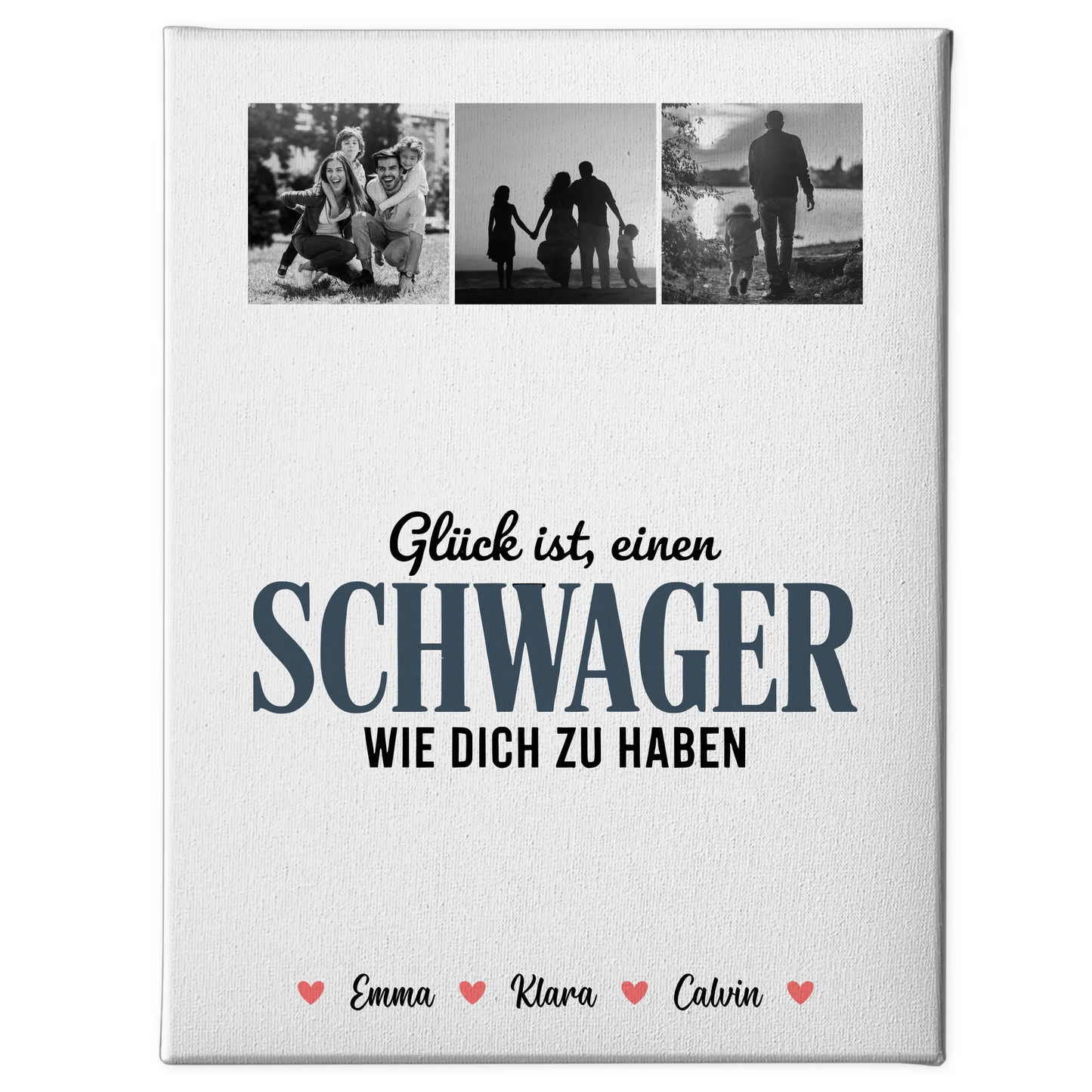Leinwand Collagen Erstellen Fotocollage für Schwager Glück Ist eine Schwager Wie Dich Zu Haben 1