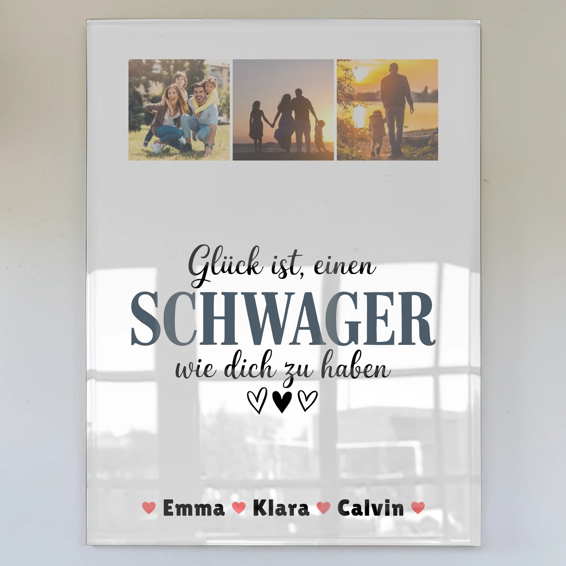 Acrylglas Mit Foto Schwager Fotocollage Glück Ist eine Schwager Wie Dich Zu Haben Geschenk 1