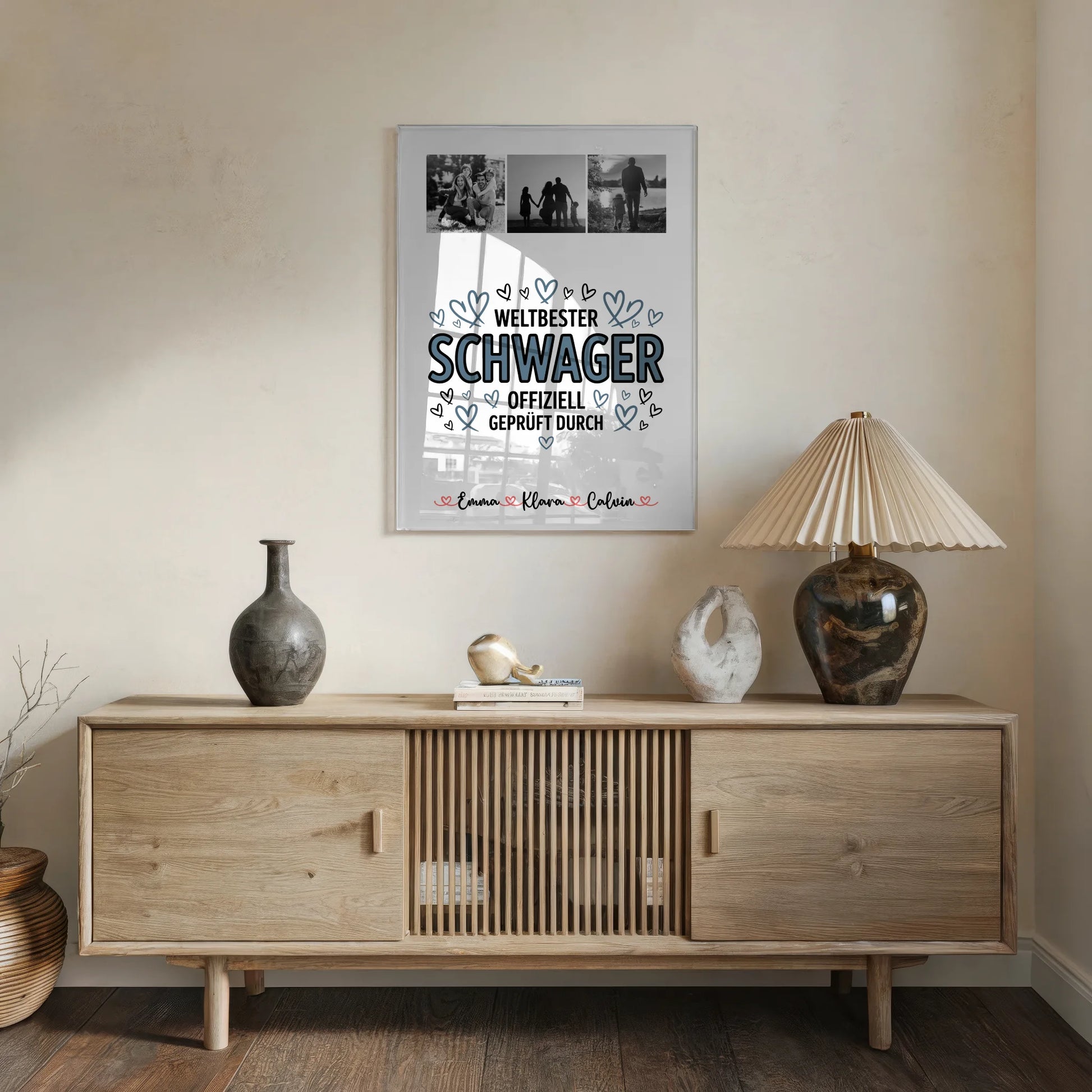 Foto Acrylglas Geschenk Fotocollage Schwager Weltbester Schwager Offiziell Geprüft Durch 5