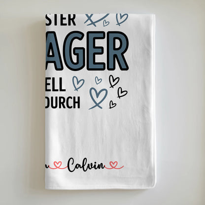 Personalisierte Namensdecke Geschenk Fotocollage Schwager Weltbester Schwager Offiziell Geprüft Durch 6