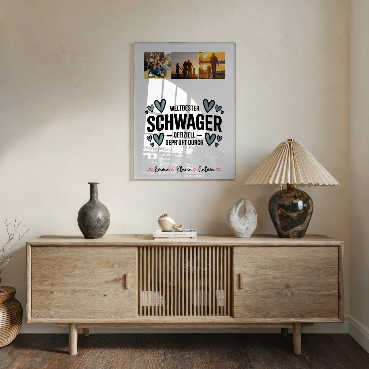 Foto Acrylglas Fotocollage Schwager Weltbester Schwager Offiziell Geprüft Durch personalisiert 5