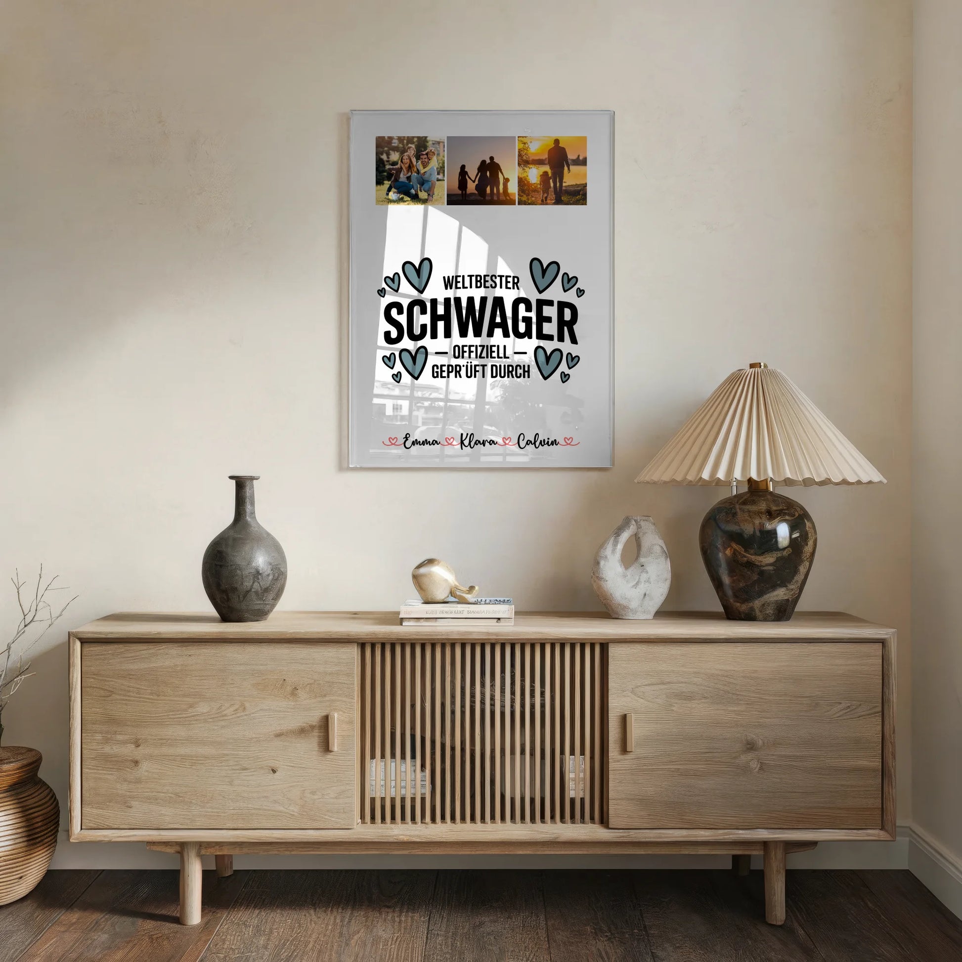 Foto Acrylglas Fotocollage Schwager Weltbester Schwager Offiziell Geprüft Durch personalisiert 5