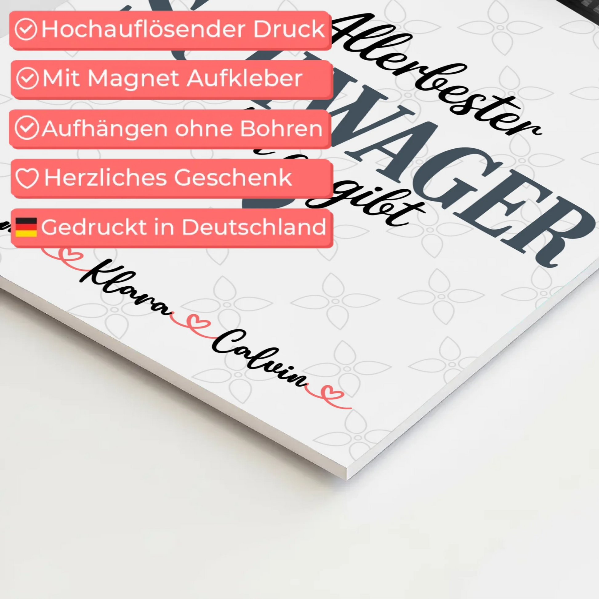 Fotoboard Poster Magnetisch Fotocollage für Schwager Allerbester Schwager Den Es Gibt Geschenk 4