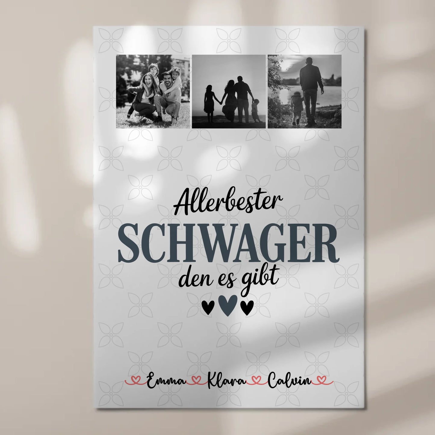 Fotoboard Poster Magnetisch Fotocollage für Schwager Allerbester Schwager Den Es Gibt Geschenk 7