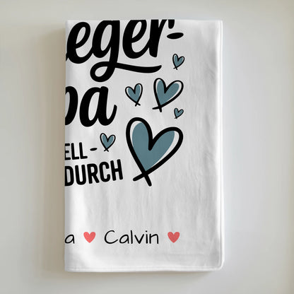 Personalisierte Decke Mit Namen Geschenk Fotocollage Schwiegerpapa Weltbester Schwiegerpapa Offiziell Geprüft Durch 6