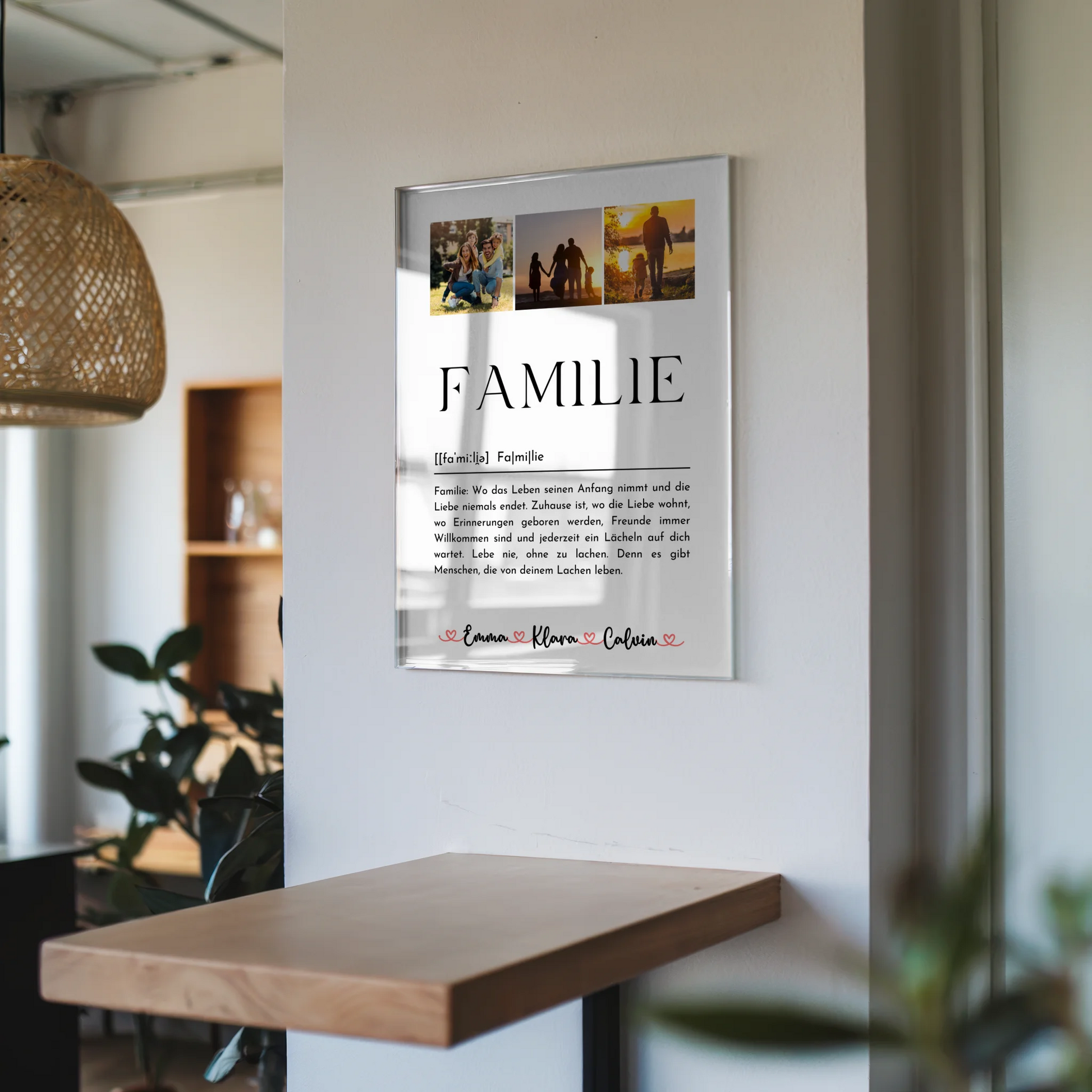 Familienbild Personalisiert mit Fotocollage Familie Definition Familie Geschenkideen 6
